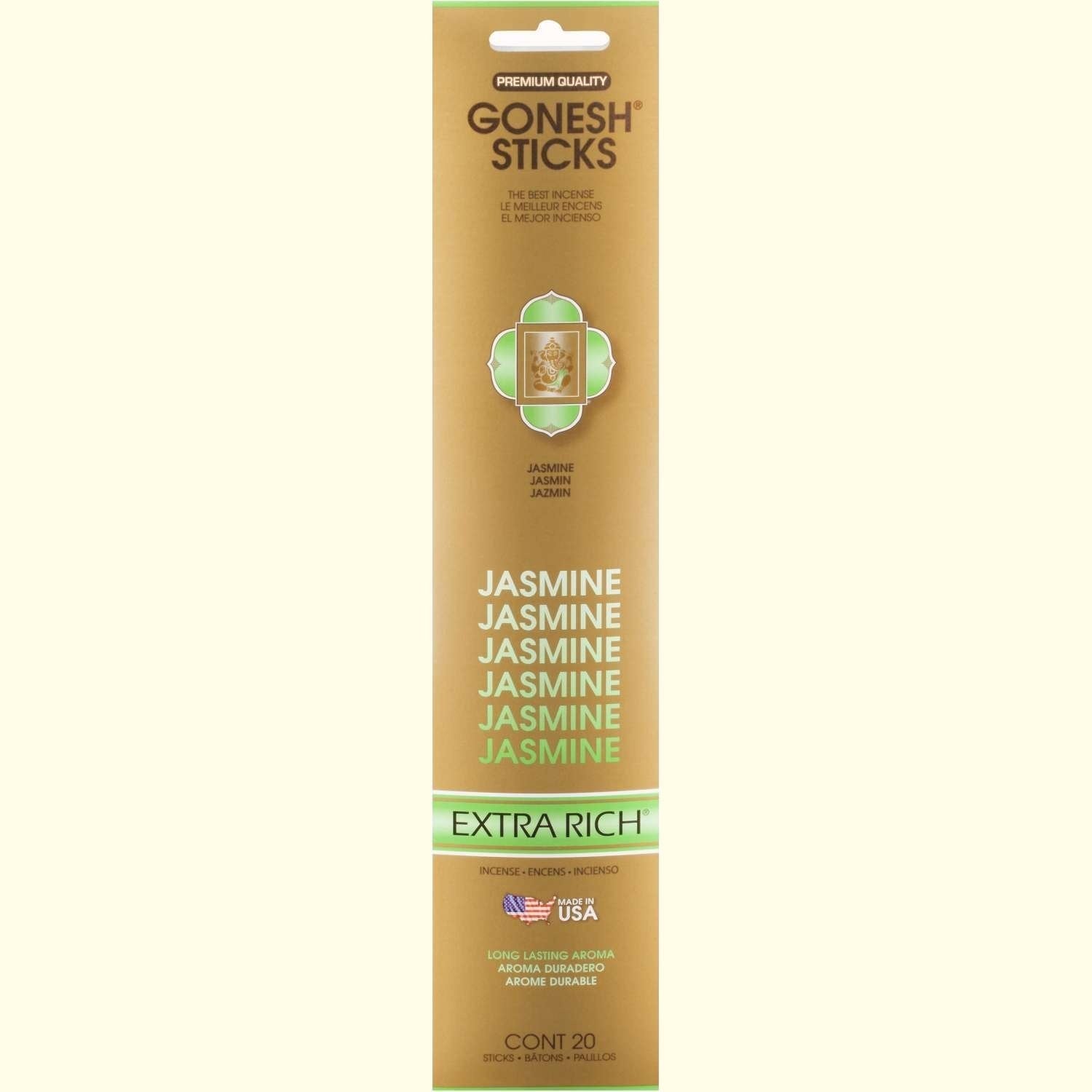 Gonesh Stick Extra Rich Jasmine 20 Piece
