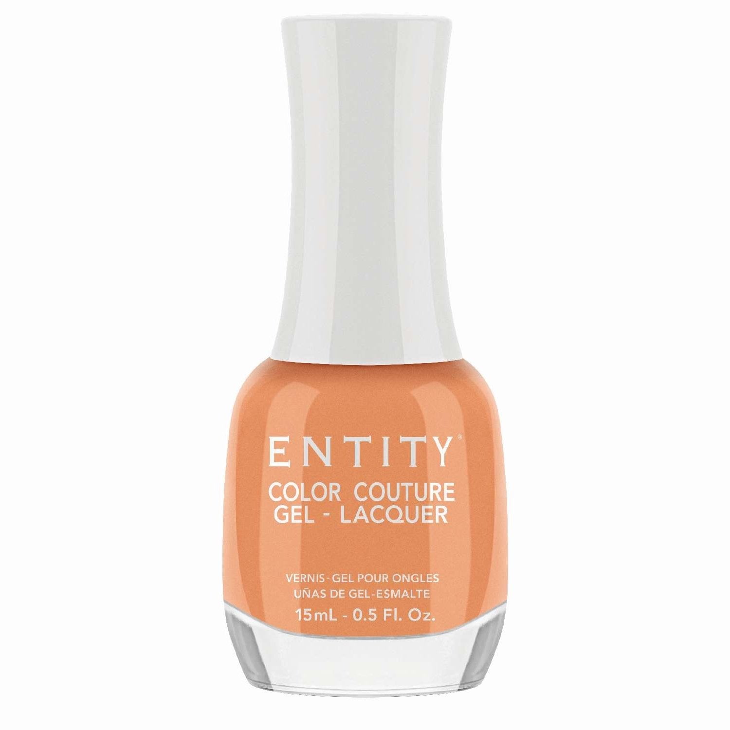 Entity Color Couture Gel Lacquer Beauty Icon 619 Apricot Beach Bag 0.5 Fl Oz